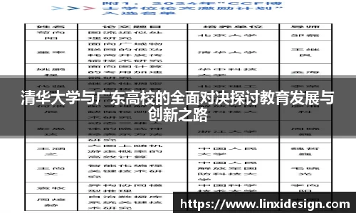 清华大学与广东高校的全面对决探讨教育发展与创新之路