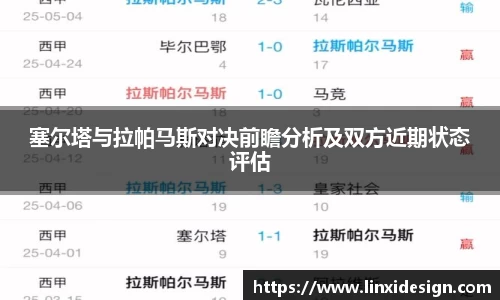 塞尔塔与拉帕马斯对决前瞻分析及双方近期状态评估